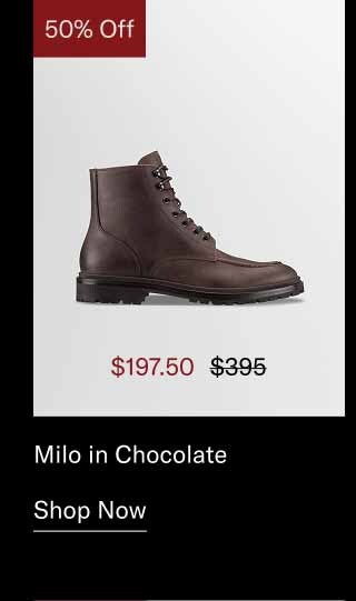 Milo in Chocolate. Shop Now