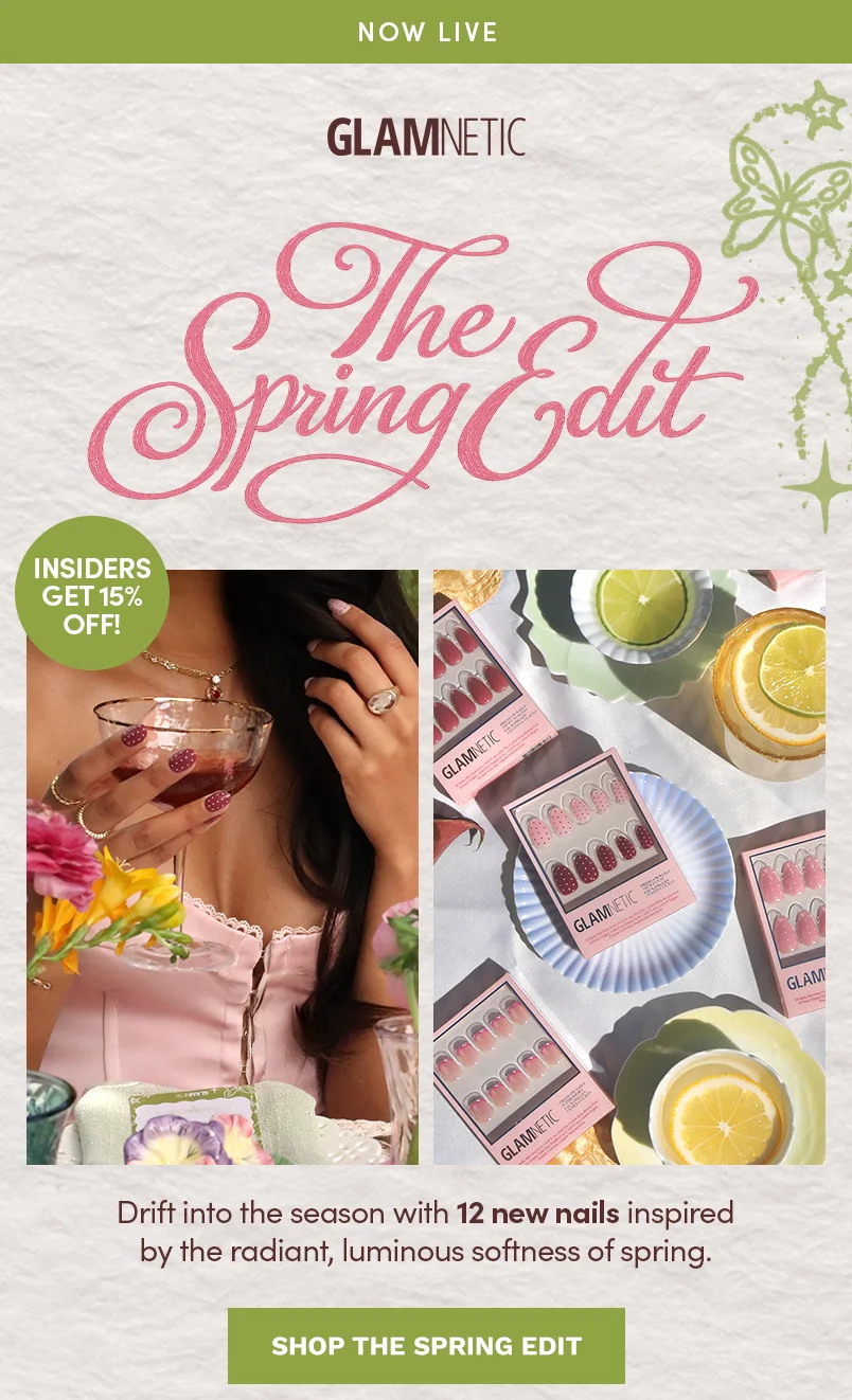 The Spring Edit is Now Live. Shop The Spring Edit