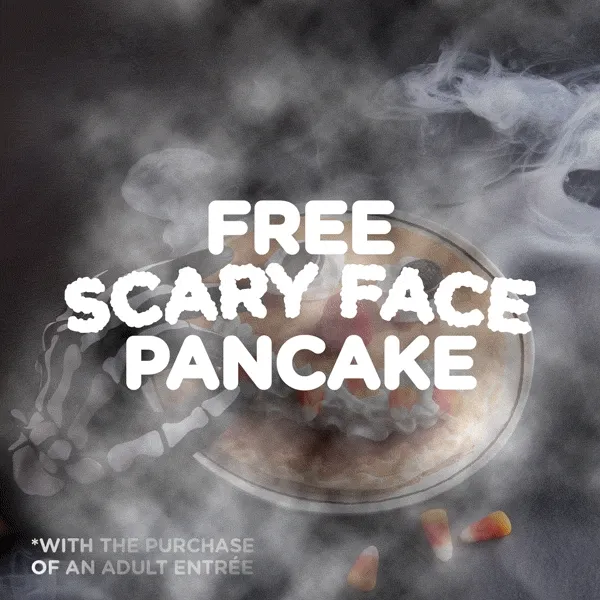 Free Scary Face Pancake