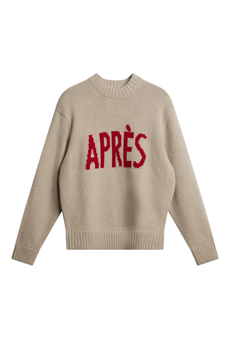 Image of Fabian Graphic Knit Sweater / Moonbeam