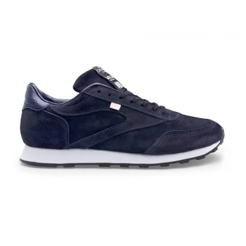 Bannister Trainer in Blue Palio Suede