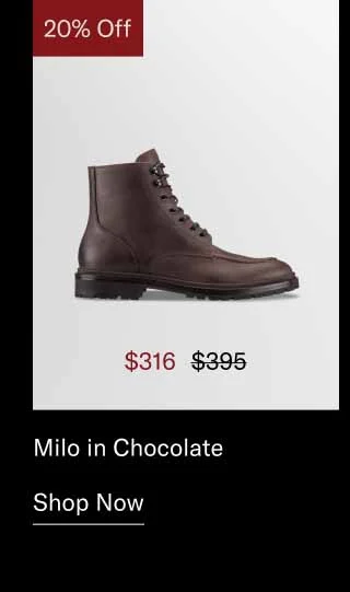 Milo in Chocolate. Shop Now