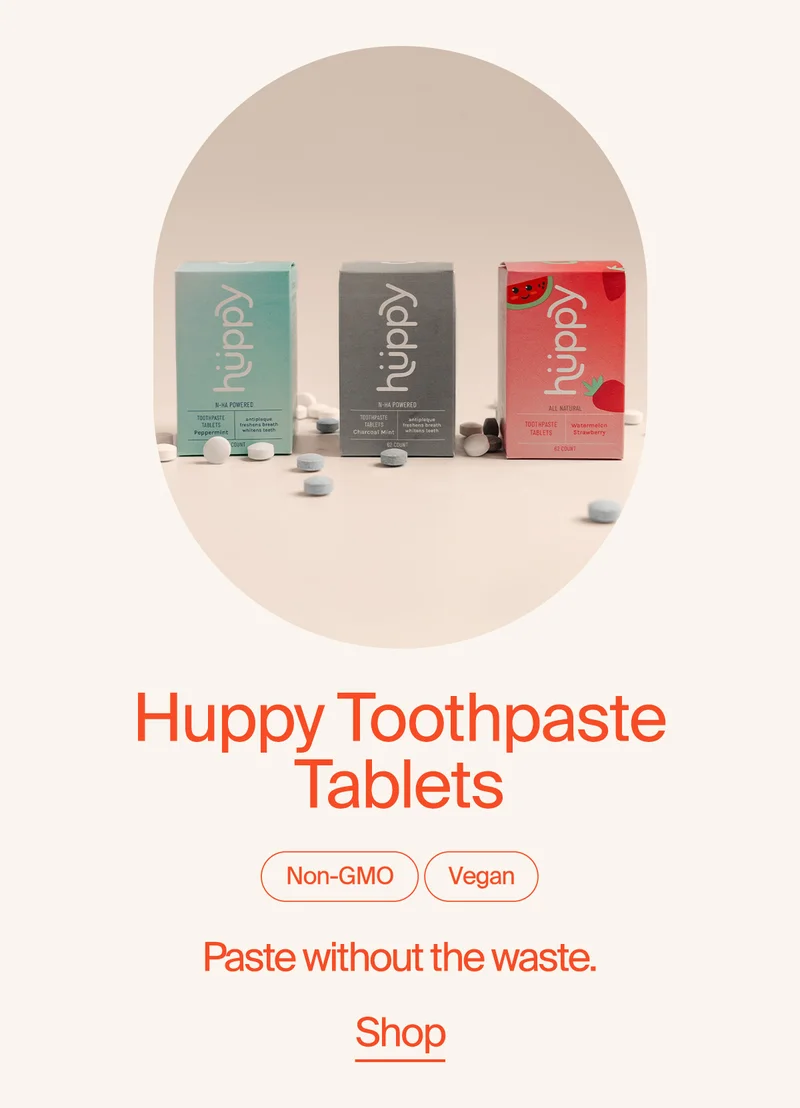 Huppy Toothpaste tablets