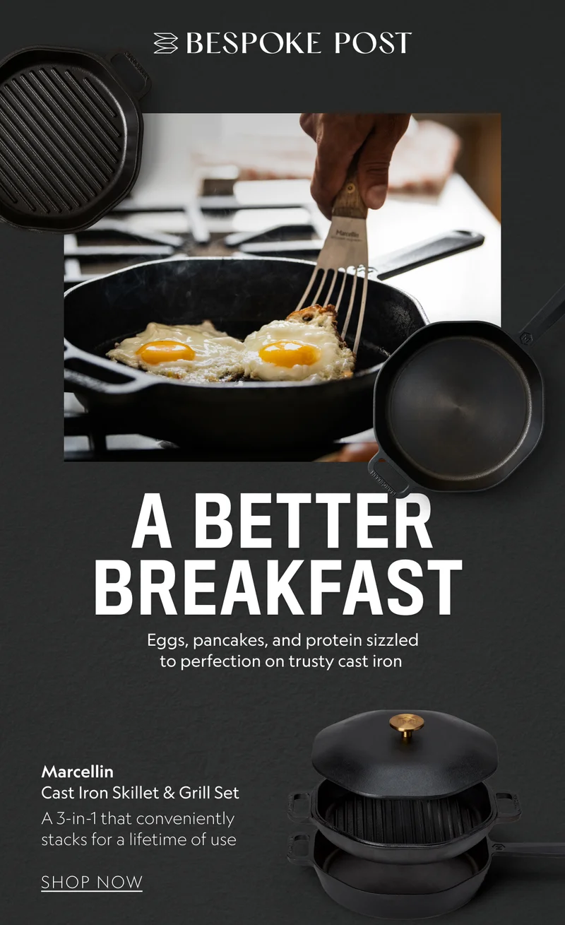 Cast Iron Skillet & Grill Set