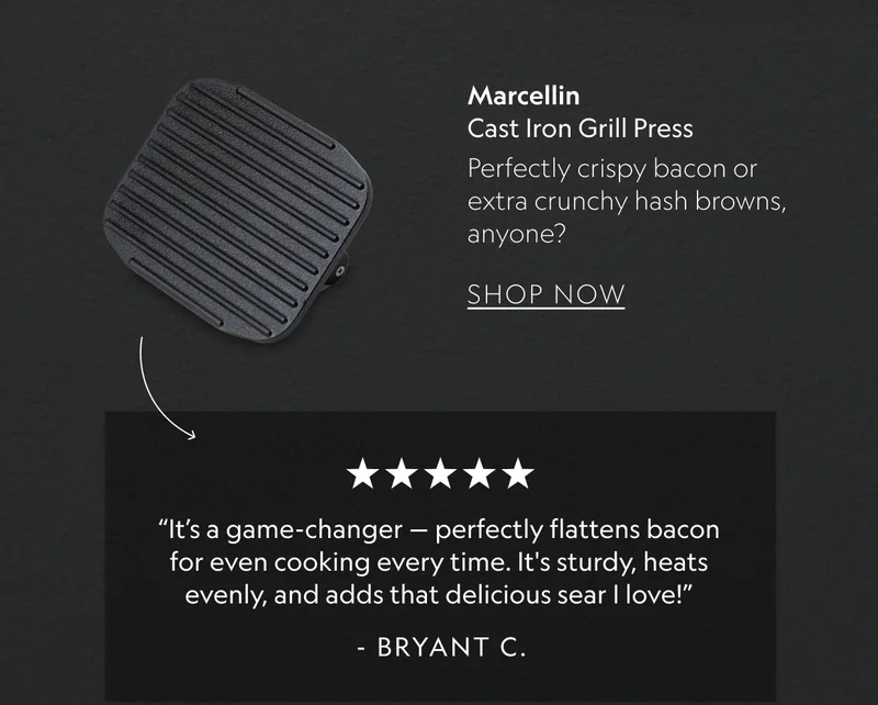 Cast Iron Grill Press