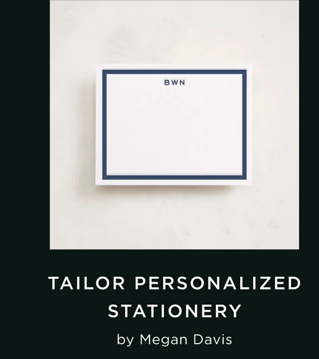 Tailor Personalized Stationery