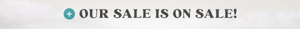 Our Sale is on sale!