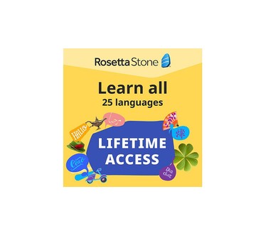 Rosetta Stone Learn Unlimited Languages Voucher w/ Lifetime Access