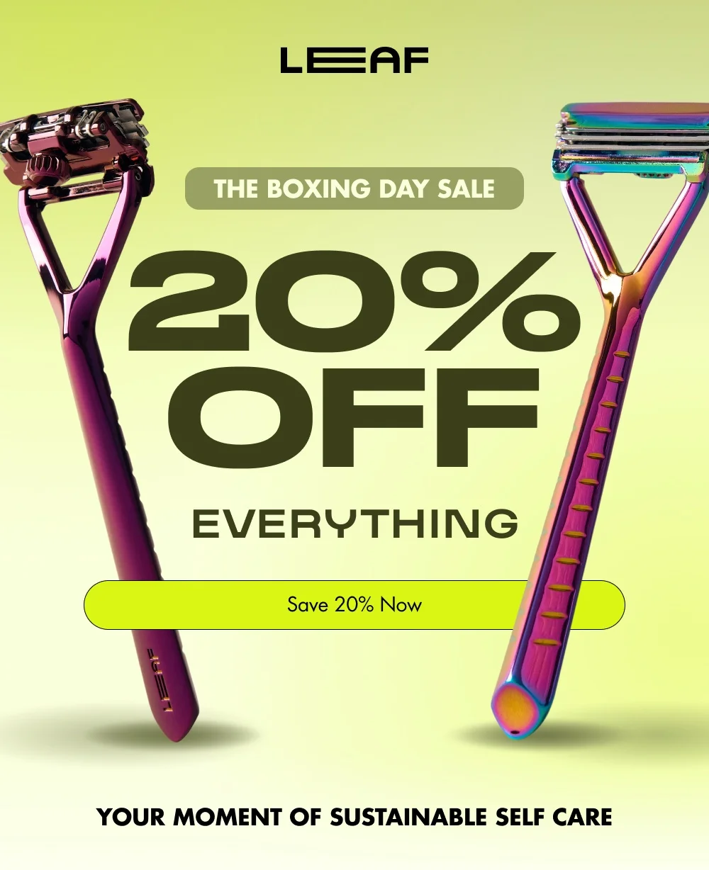THE BOXING DAY SALE 20% off everything Save 20% Now Your Moment of Sustainable Self Care