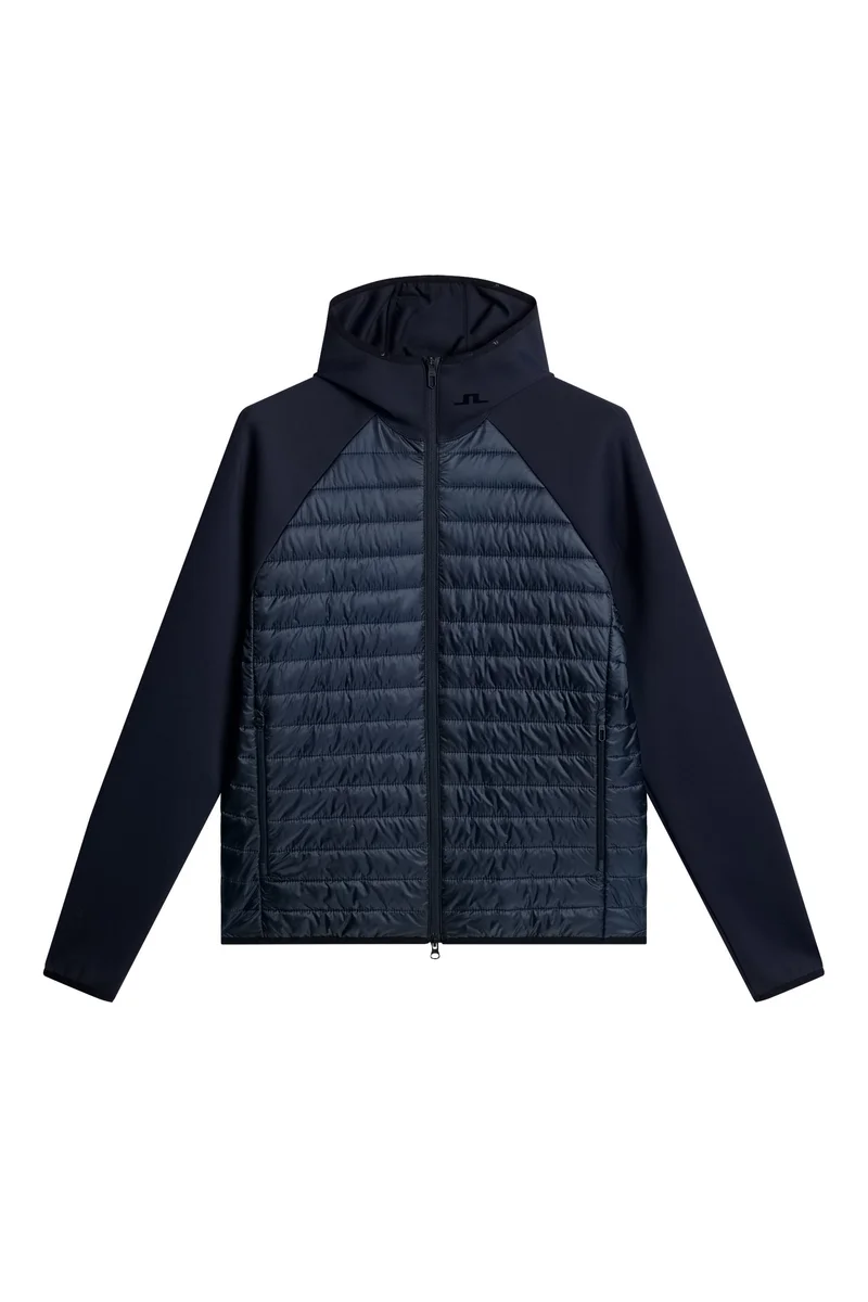 Image of Hayden Quilt Hybrid Hood / JL Navy