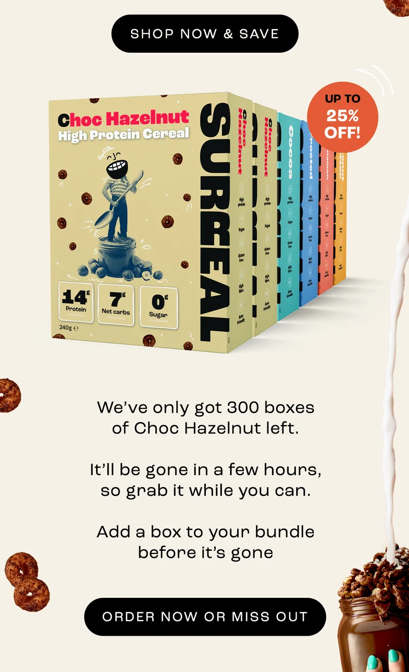 Order now or miss out