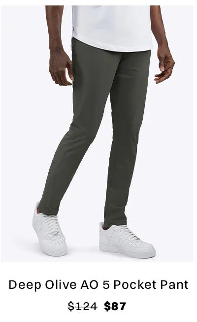 Deep Olive AO 5 Pocket Pant