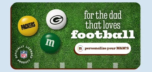 PERSONALIZE YOUR M&M'S