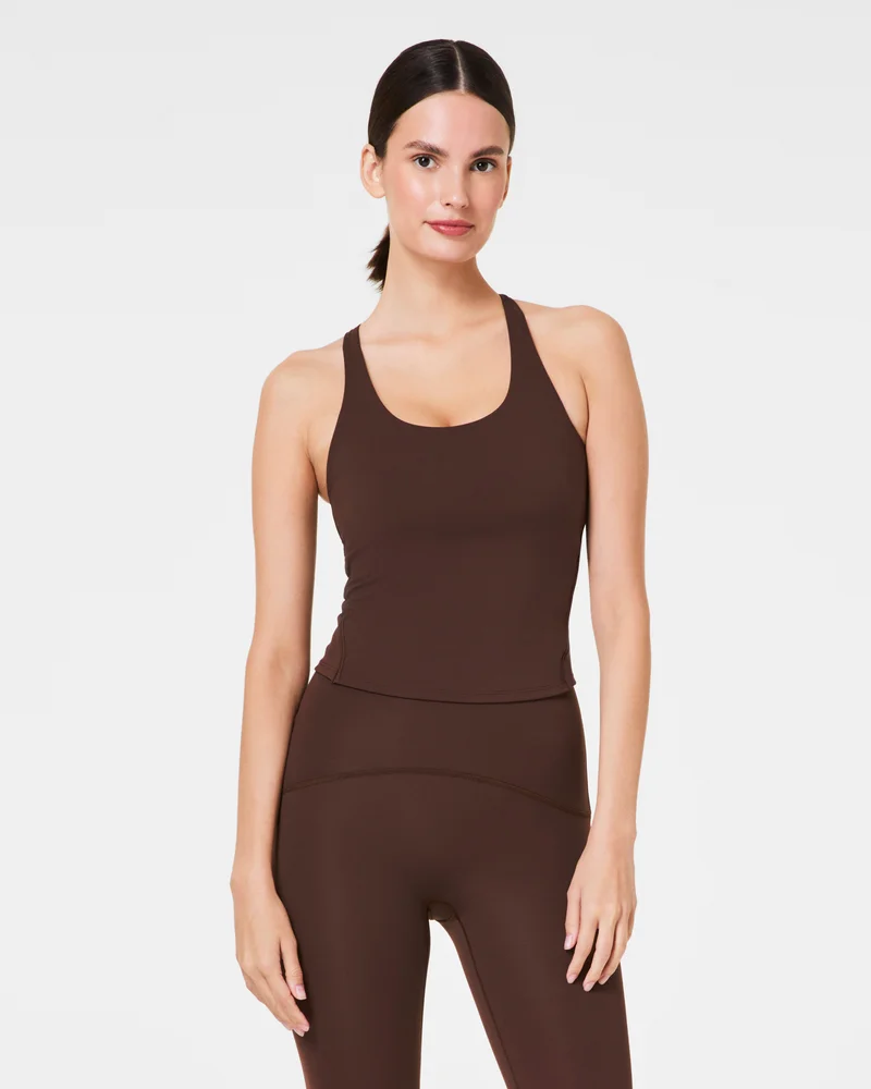 Image of Spanx Women's Get Moving Contour Crossback Shelf Tank Top