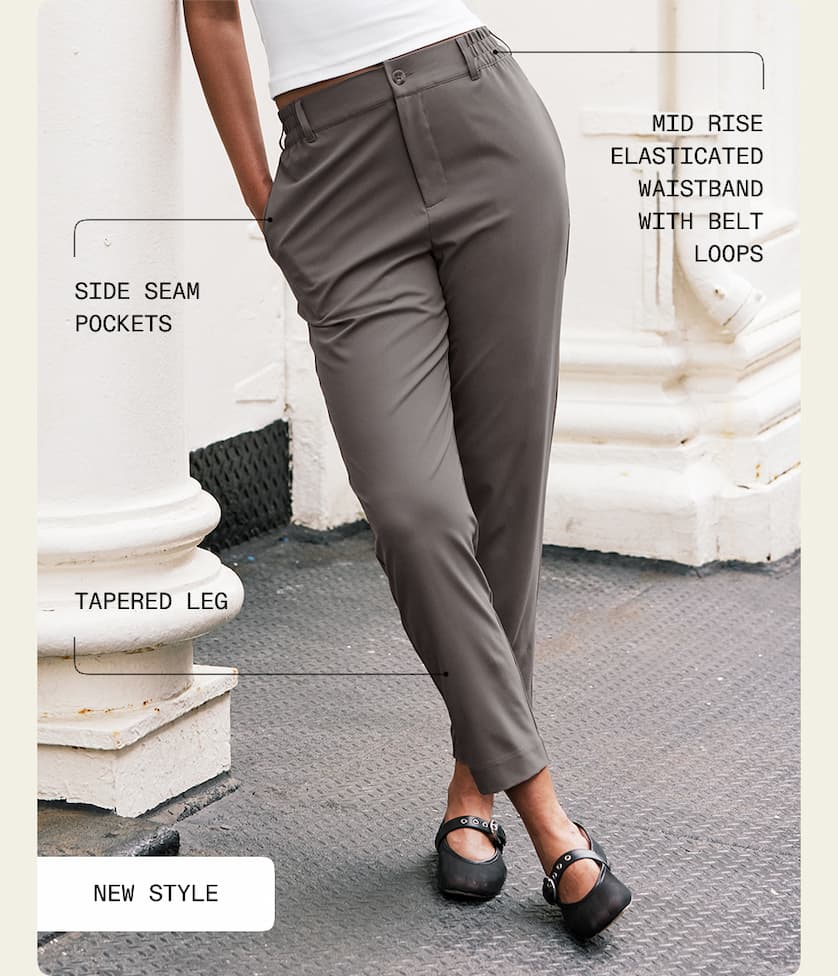 Status Tapered Pant in Soft Umber