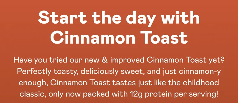 Start the day with Cinnamon Toast