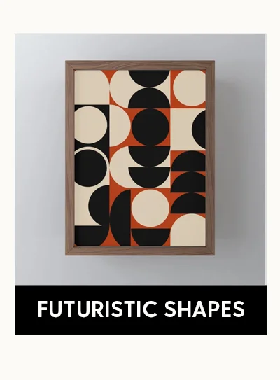 Shop Futuristic Shapes Framed Mini Art Prints
