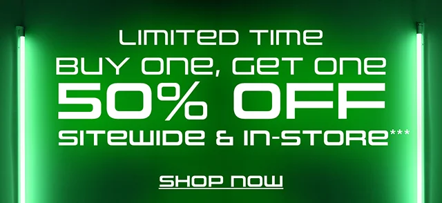 Limited Time! Buy One, Get One 50% Off Sitewide and In-Store. Shop Now