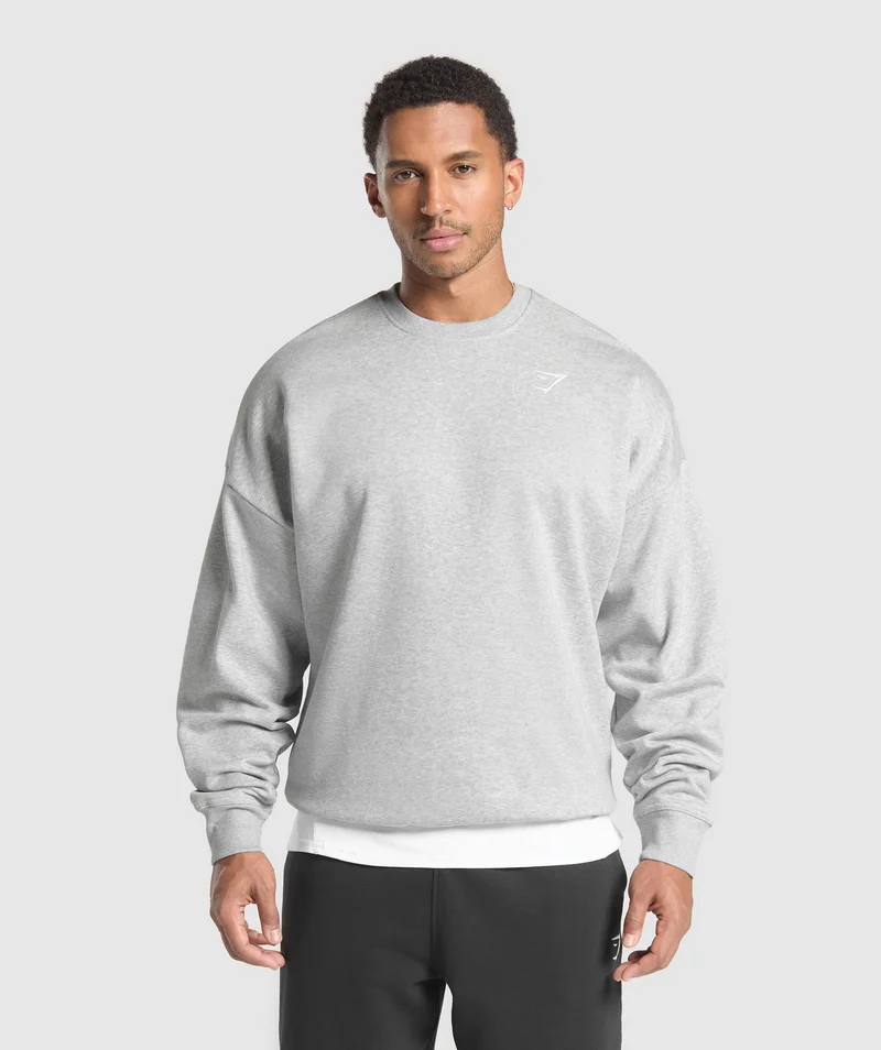 Oversized Crest Crew