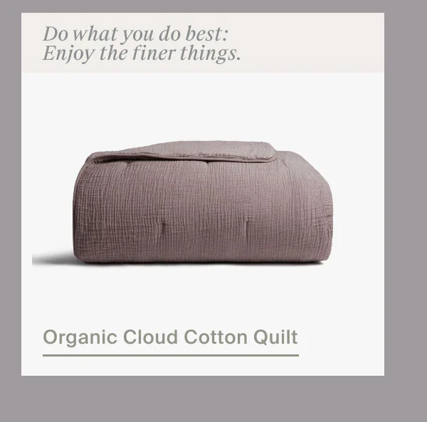 Organic Cloud Cotton Quilt