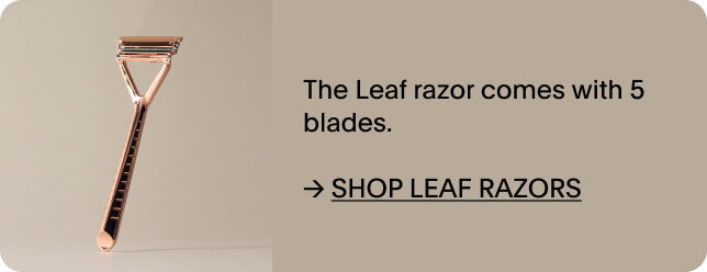 shop leaf razors
