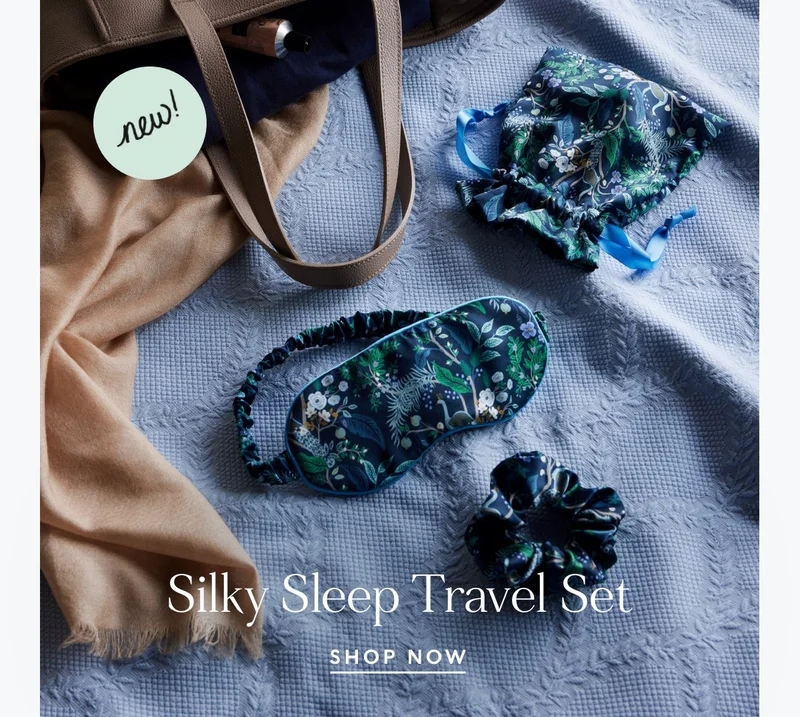 Peacock Sleep Travel Set