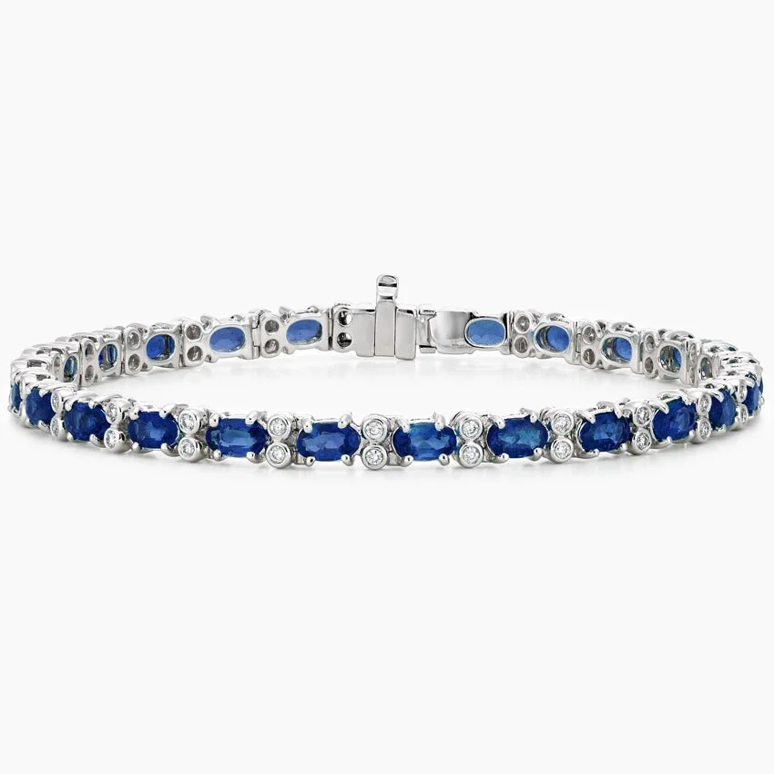 Azura Sapphire and Diamond Bracelet