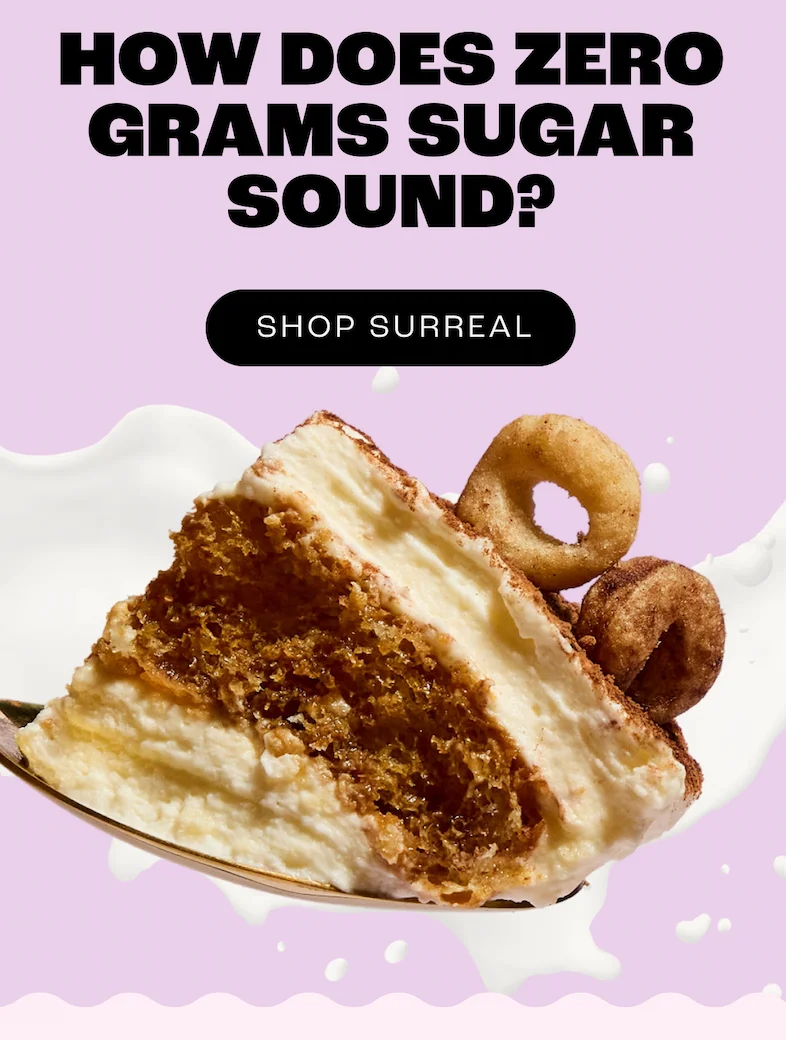 How does (almost) sugar-free &nbsp;indulgence sound?
