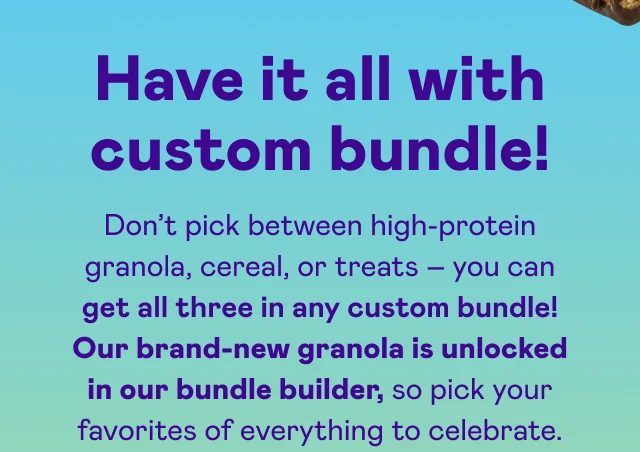 Have it all with custom bundle! Have it all with custom bundle!