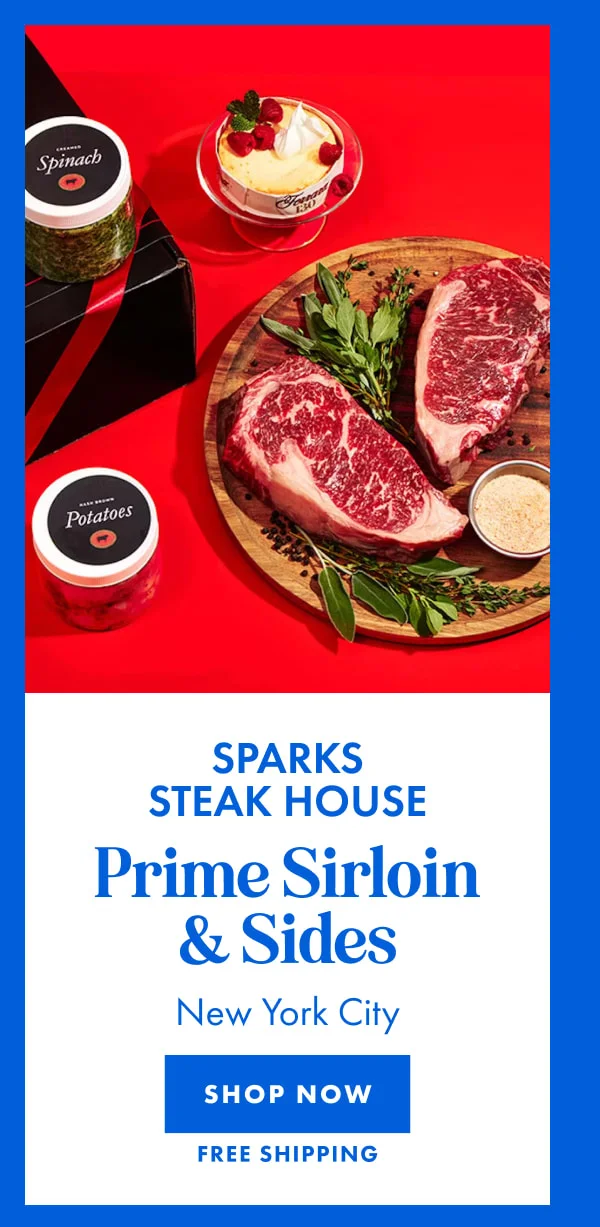 Spark's Prime Sirloin & Sides Spark's Prime Sirloin & Sides