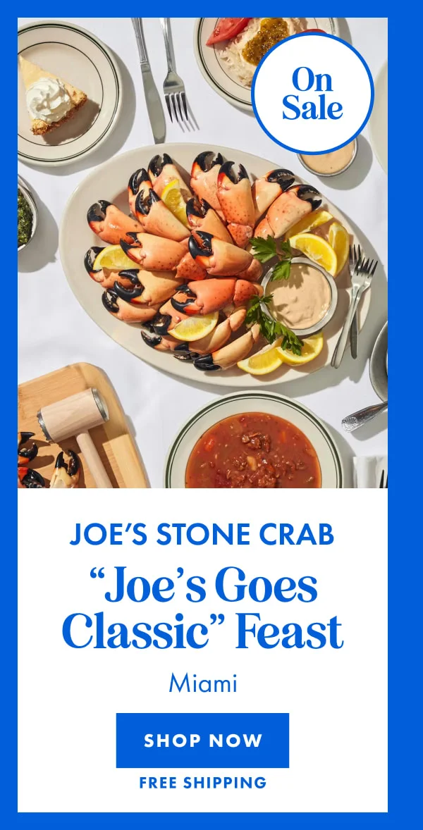 Joe's Stone Crab Classic Feast Joe's Stone Crab Classic Feast