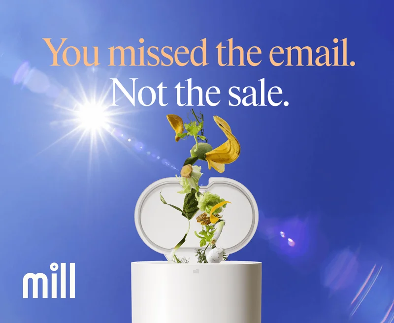 You missed the email. Not the sale.