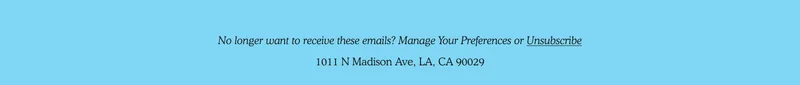 Manage Preferences