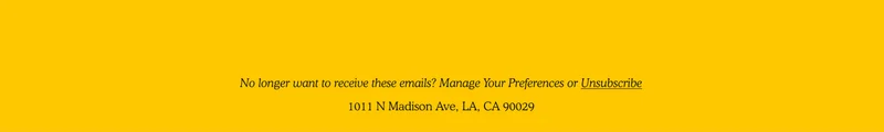 Manage Preferences