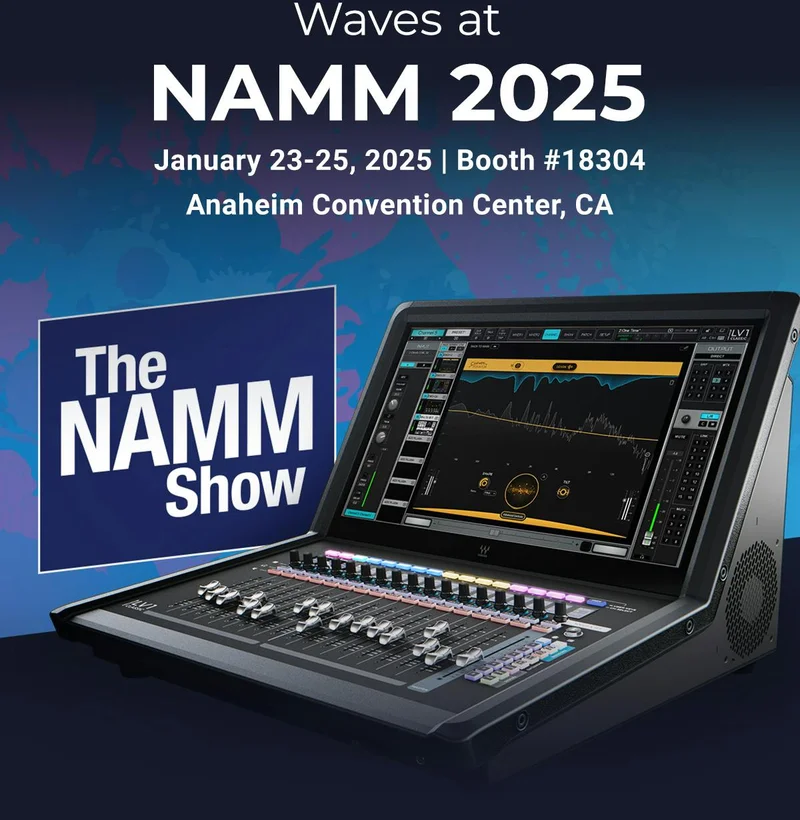 Visit us at NAMM 2025 for the latest innovations in live sound mixing and studio production