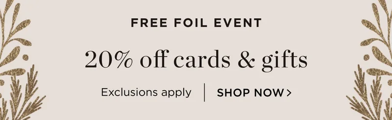 20% Off Cards & Gifts