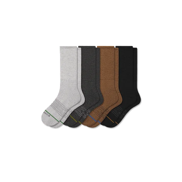 Women's Merino Blend Ultra-Stretch Calf Sock 4-Pack