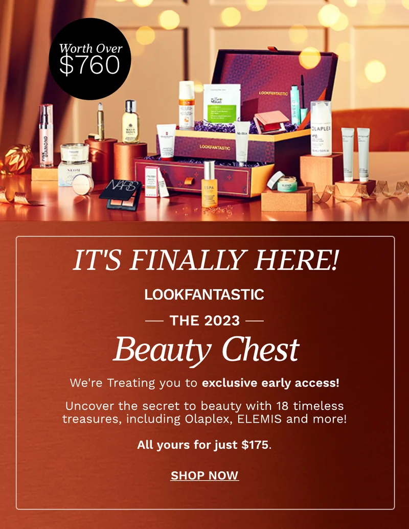 it is finally here the beauty chest all yours for just 175 dollars