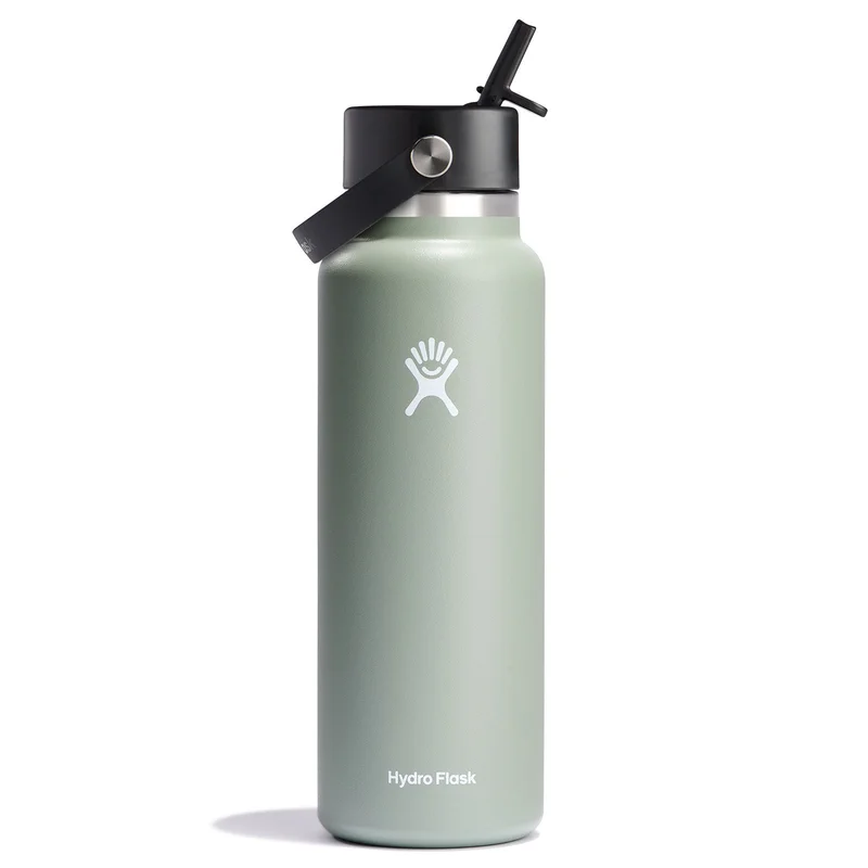 Image of 40 oz Wide Mouth with Flex Straw Cap - Agave