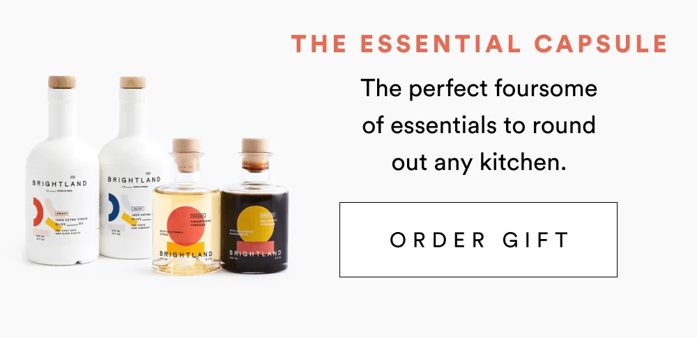 The Essential Capsule The perfect foursome of essentials to round out any kitchen. [Order Gift]