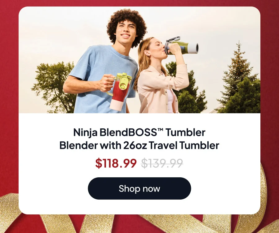 Ninja BlendBOSS™ Tumbler Blender with 26oz Travel Tumbler