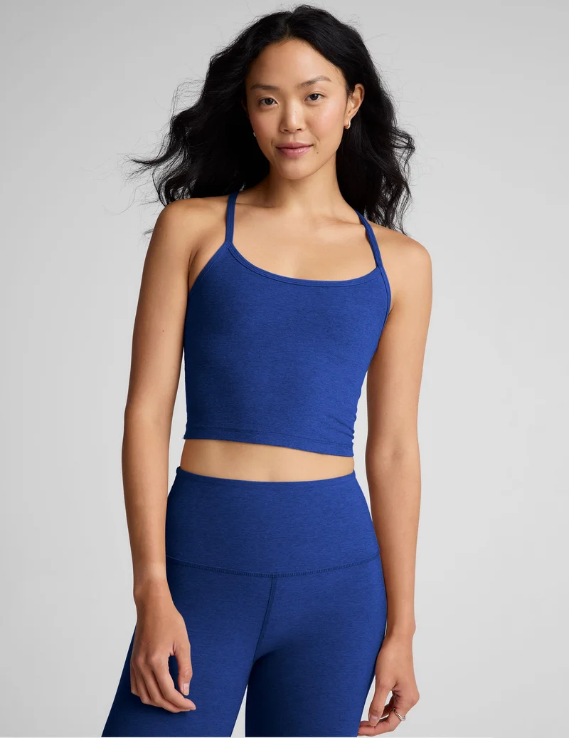Image of Spacedye Slim Racerback Cropped Tank