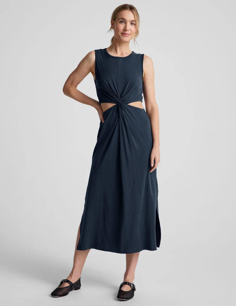 Image of Around The World Front Twist Dress