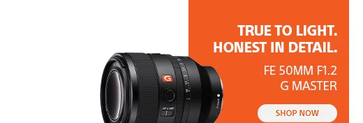 FE 50mm f1.2 G Master | Shop now