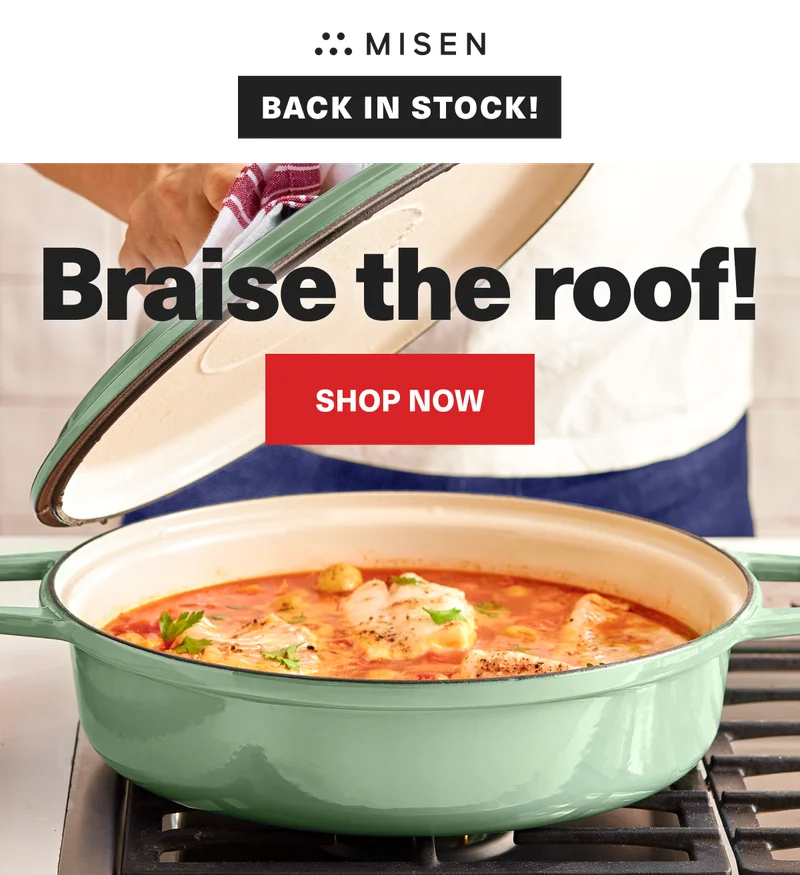 Braise the roof! Shop Now