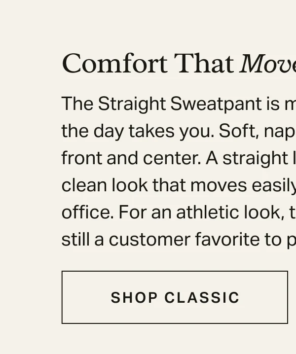 classic sweatpant