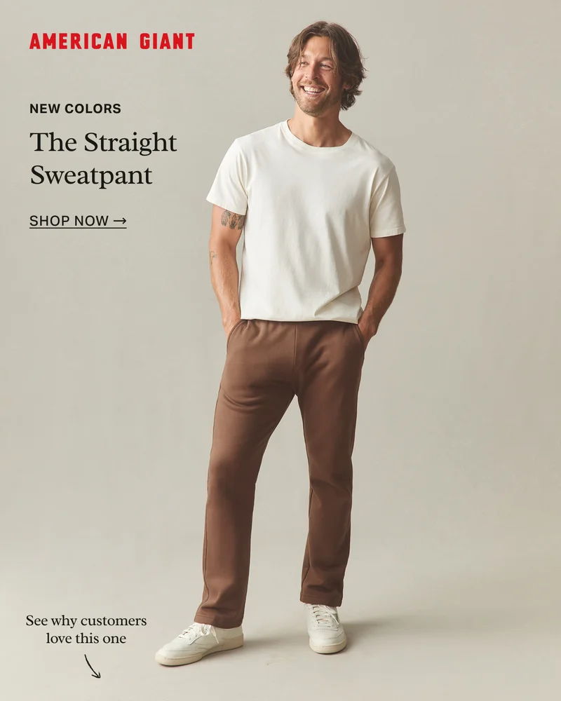 Straight Sweatpant