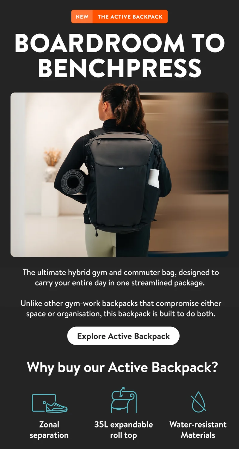 The Active Backpack