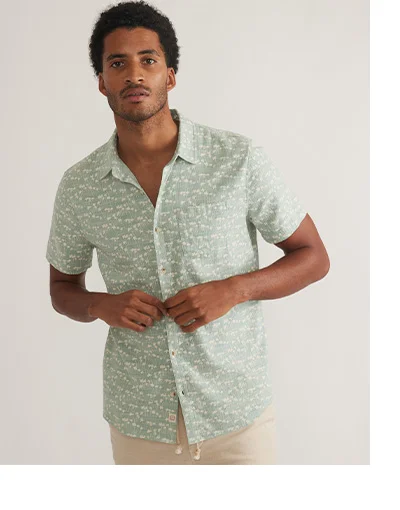 Stretch Selvage Short Sleeve