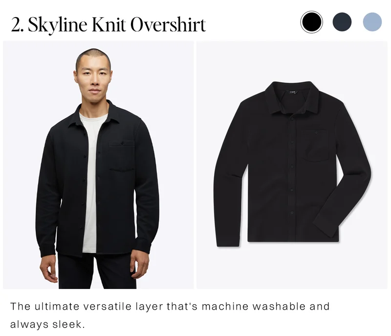 Skyline Knit Overshirt